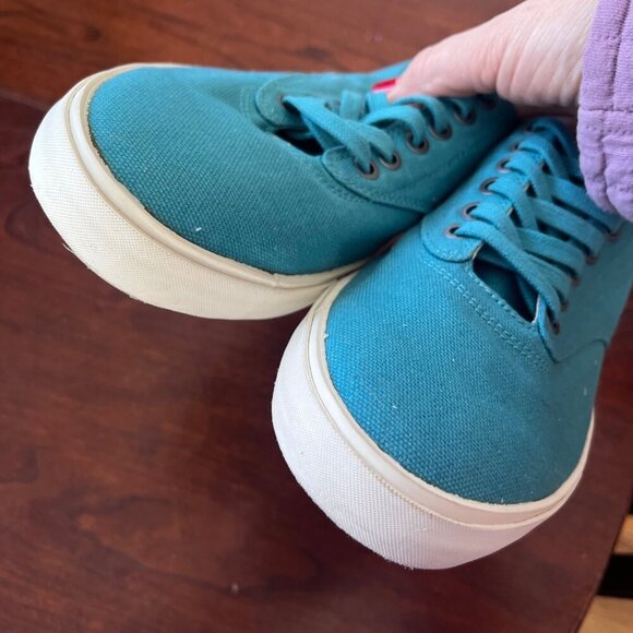 SeaVees Men's Hermosa Plimsoll Classic‎ Sneaker in Teal- Size 8.5 - Picture 6 of 6